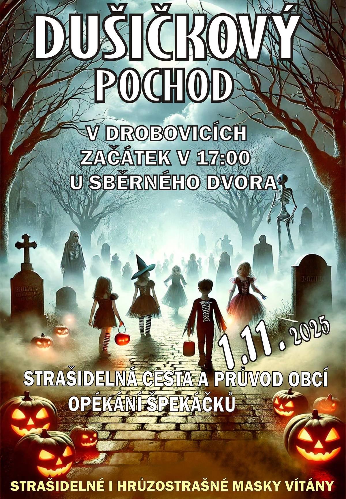 Strašidelný pochod plný napětí a zábavy