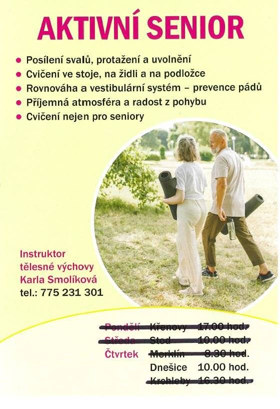 CVIČENÍ PRO SENIORY