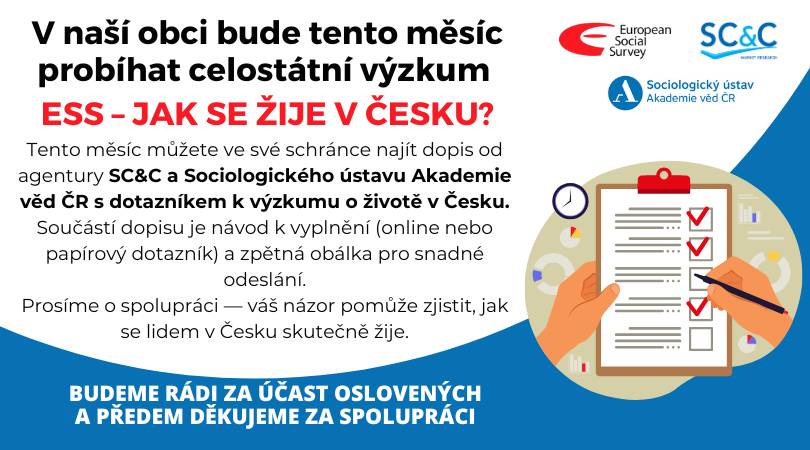 Sociologický ústav Akademie věd ČR zajišťuje účast České republiky v mezinárodním výzkumu European Social Survey (ESS), který již více než 20 let sleduje názory, postoje a hodnoty obyvatel více než 30 evropských zemí. Česká republika se tohoto výzkumu účastní od roku 2002.