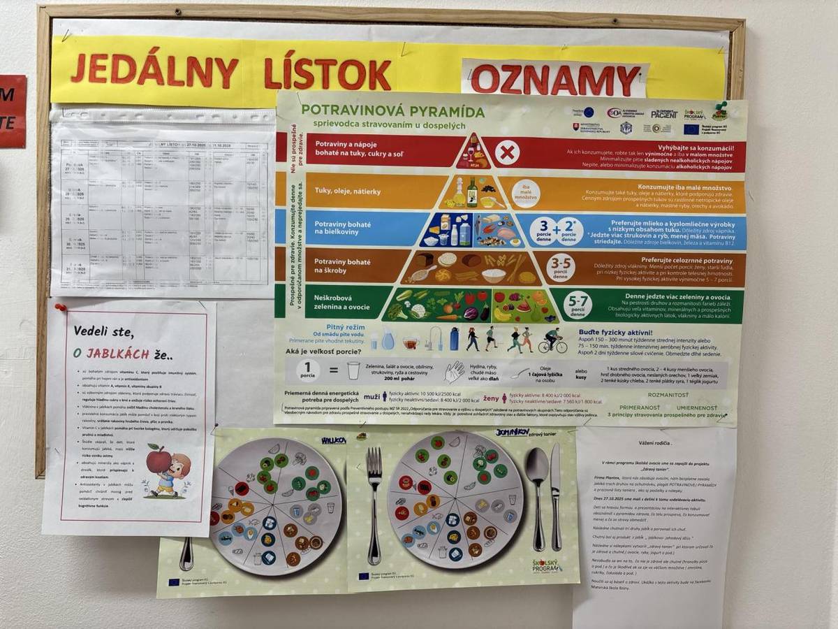 Projekt „Zdravý tanier“, ktorý organizovala firma PLANTEX, sa uskutočnil v našej materskej škole  s cieľom podporiť zdravé stravovacie návyky detí.