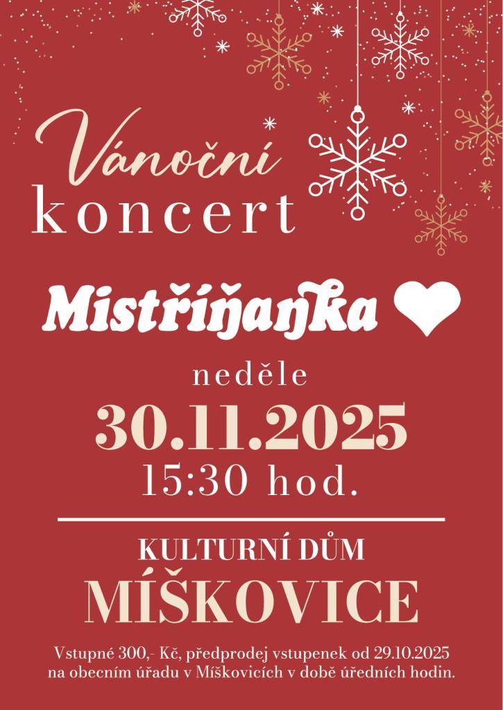 Datum konání: 30. 11. 2025 od 15.30 hod.