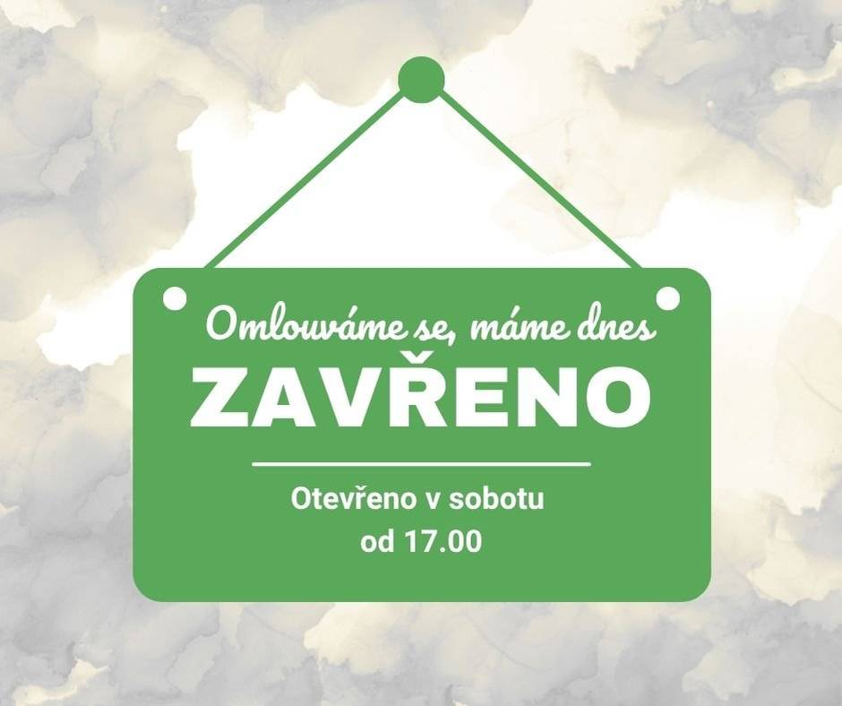 Dnes 31. 10. 2025 bude hospoda Na Palouku, z provozních důvodů, uzavřena. Zítra otvíráme od 17:00 hodin. Omlouváme se za případné komplikace.