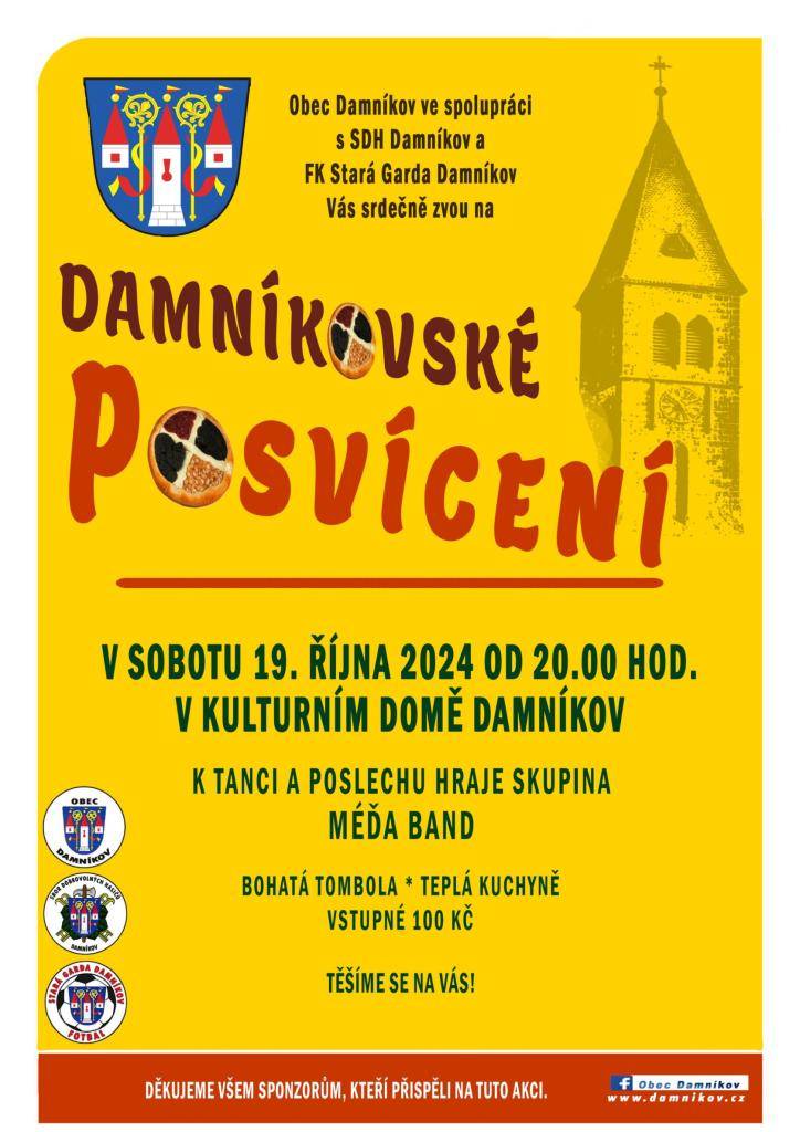 Damníkovské posvícení 19. října 2024