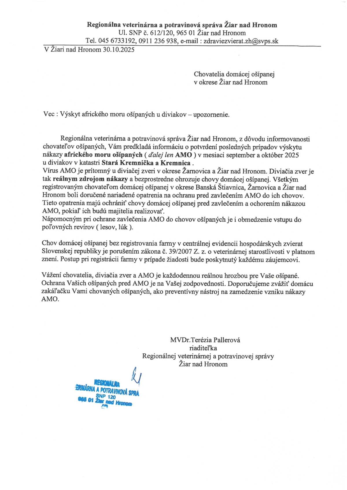 U P O Z O R N E N I E