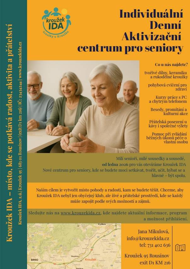 Individuální denní aktivizační centrum pro seniory