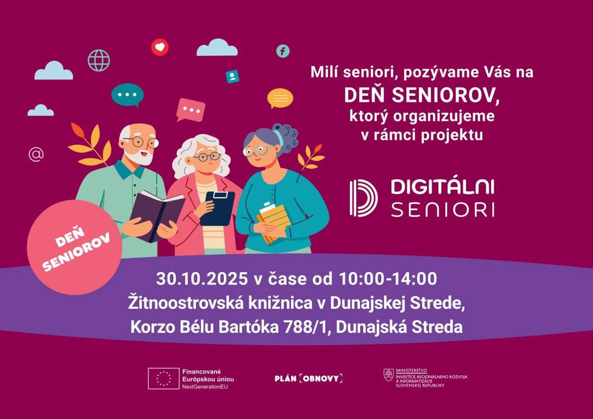 Program ponúka rôzne kurzy a workshopy, ktoré pomáhajú zvyšovať digitálnu gramotnosť seniorov. Môžu sa naučiť, ako bezpečne používať internet, komunikovať s rodinou a priateľmi online a využívať digitálne služby.