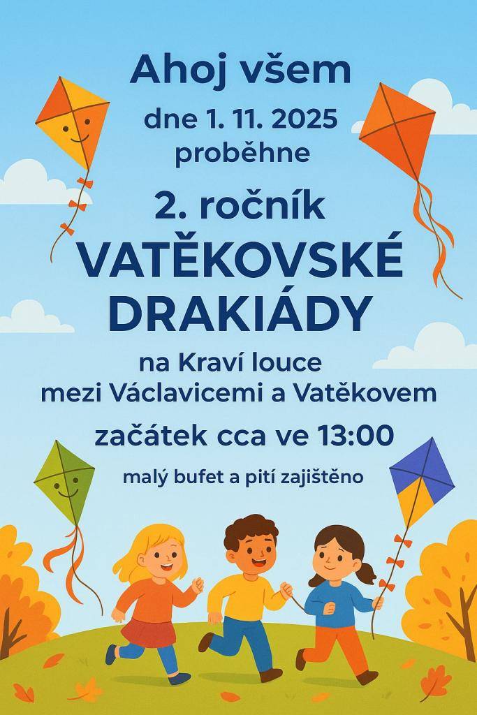 2.ročník Drakiády ve Vatěkově