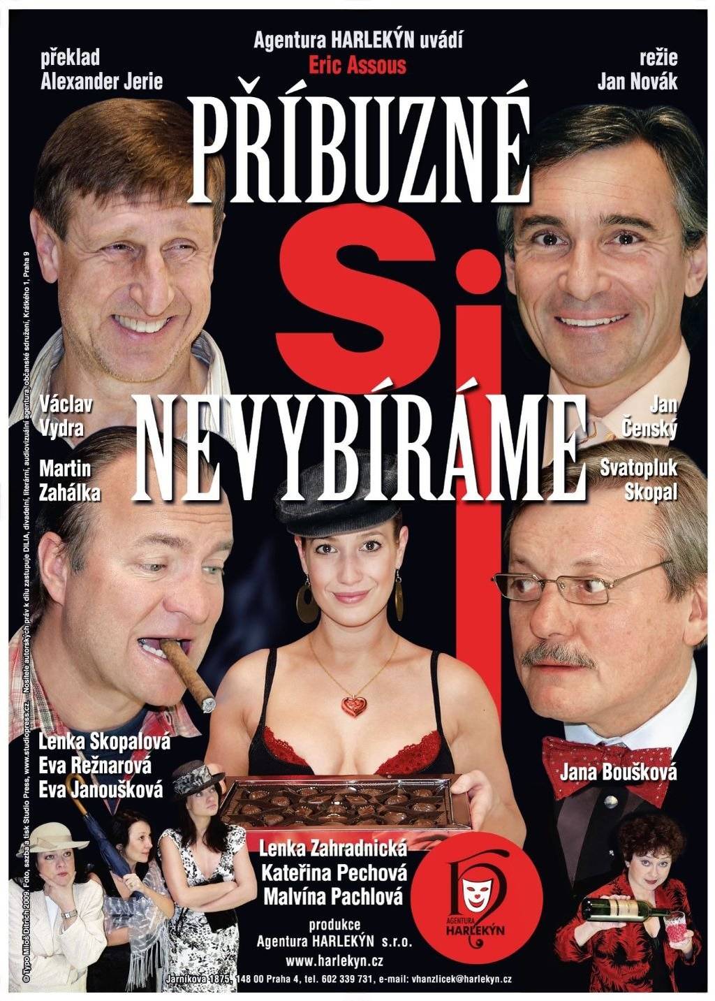 Vážení spoluobčané, zveme Vás na komedii PŘÍBUZNÉ SI NEVYBÍRÁME ve čtvrtek 22.01.2026 od 19 hodin v Domě kultury Chvaletice. Vstupné 490 Kč, předprodej vstupenek na pokladně DK Chvaletice vždy v pondělí a středu od 15:00 do 18:00 hodin nebo na https://dkchvaletice.enigoo.cz/app/vstupenky/events.