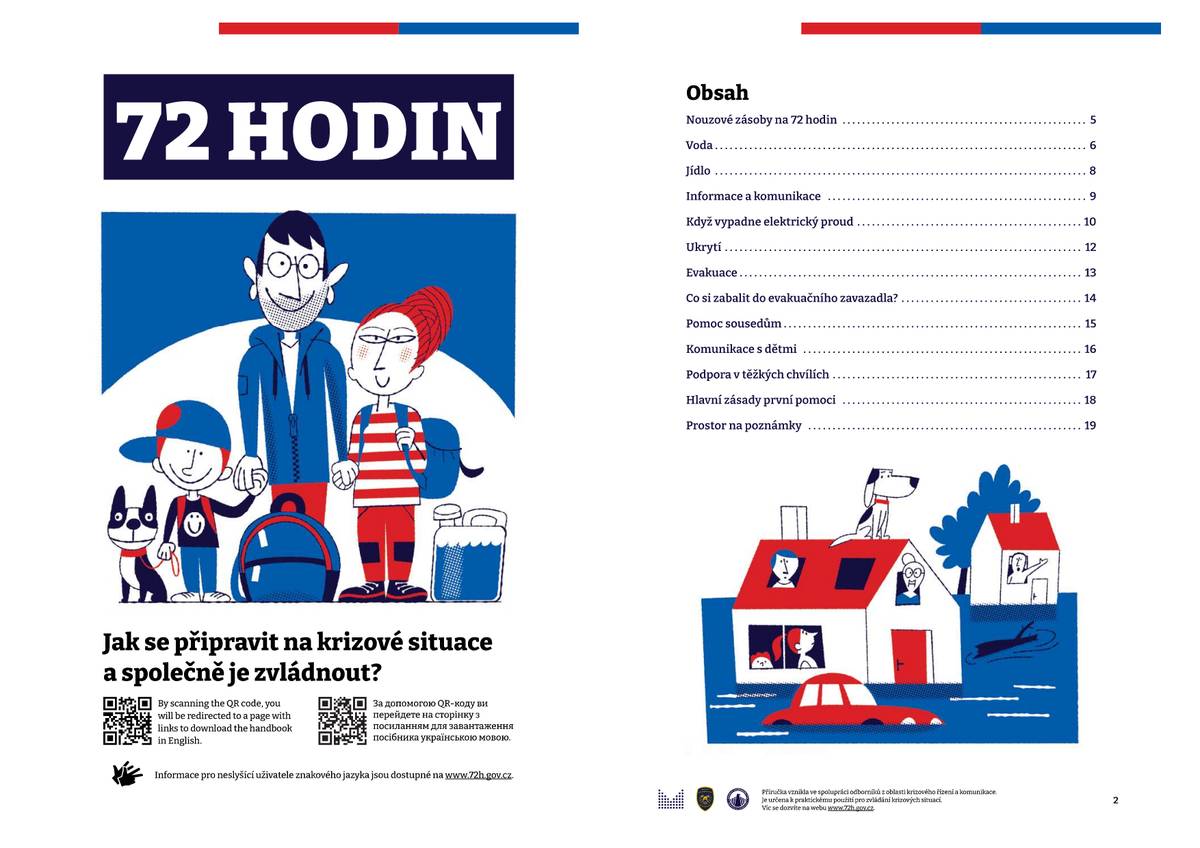Příručka pro občany další informace na 72h.gov.cz