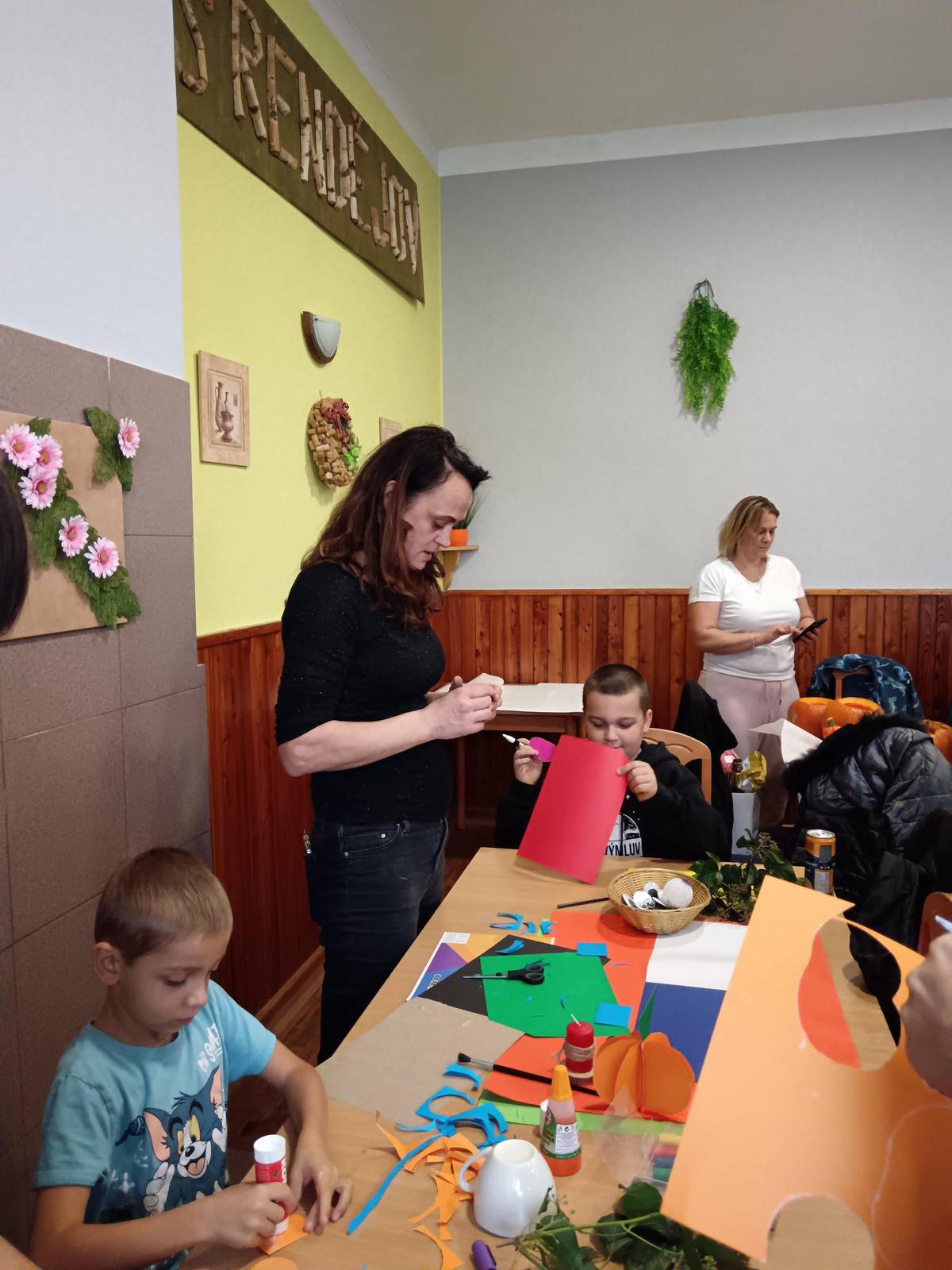 Halloweenské dlabání dýní 2