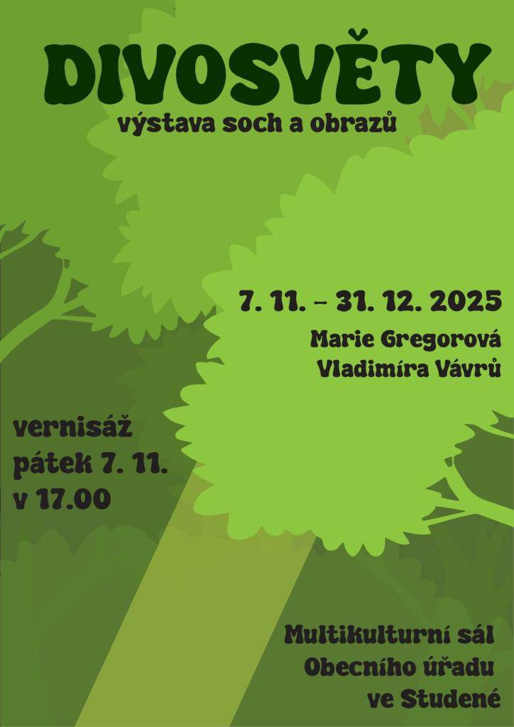 Výstava soch a obrazů od 7.11. - 31.12.2025