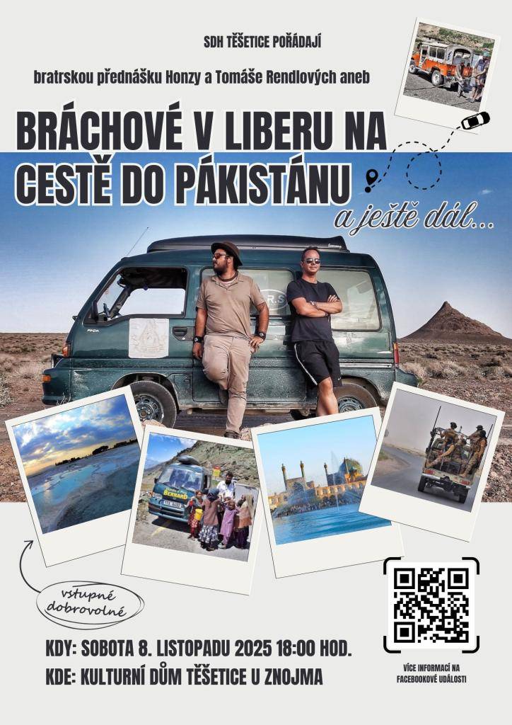 Přednáška Honzy a Tomáše Rendlových-cestování po Pákistánu