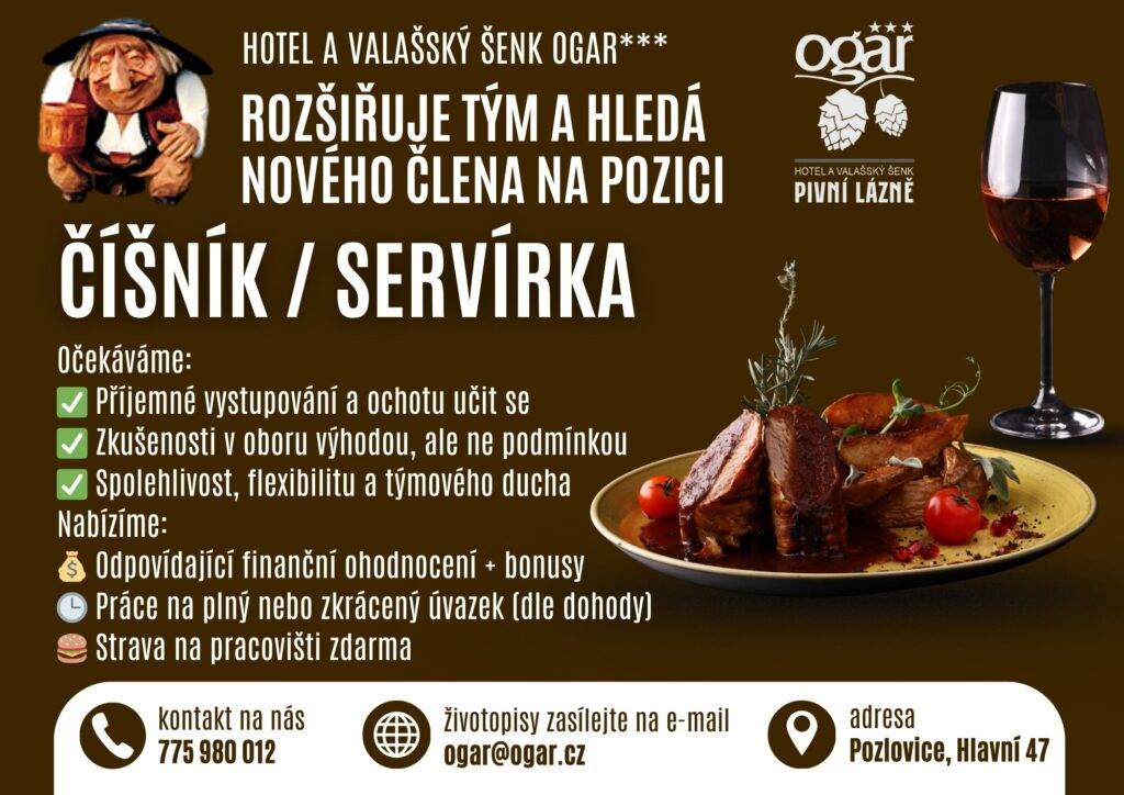 Číšník/servírka