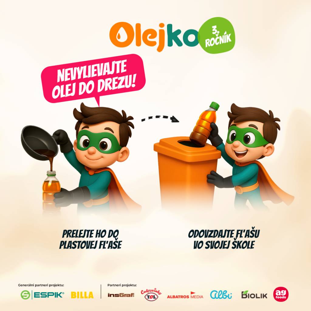 Projekt Olejko chráni prírodu.