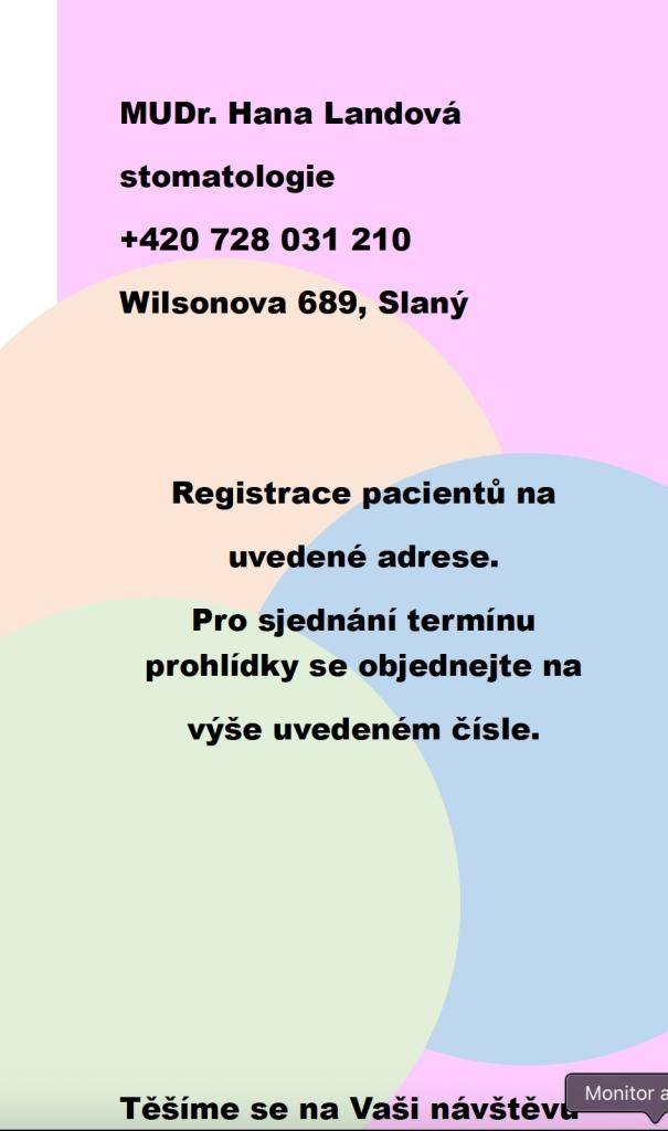 MUDr. Landová plánuje otevření ordinace ve Vinařicích a přijímá nové pacienty!