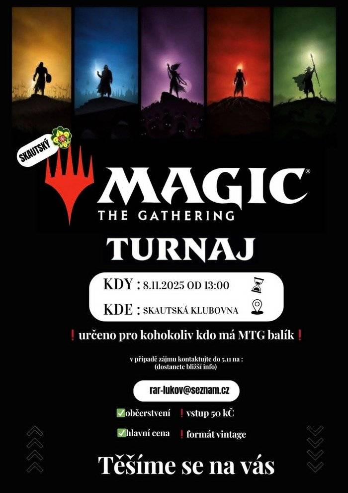 8. 11. od 13.00 hod. | skautská klubovna