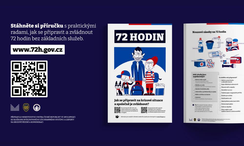 Příručka 72 hodin - Jihomoravský kraj  Jak se připravit na krizové situace a společně je zvládnout?  Klíčová příručka začátkem listopadu zamíří do schránek všech občanů ČR.