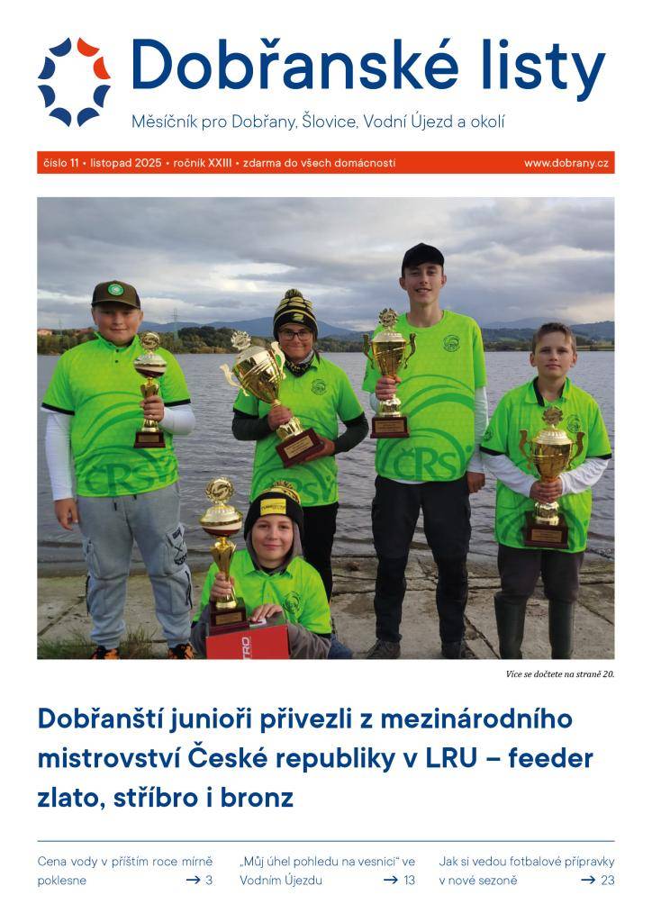 Přečtěte si aktuální číslo Dobřanských listů.
