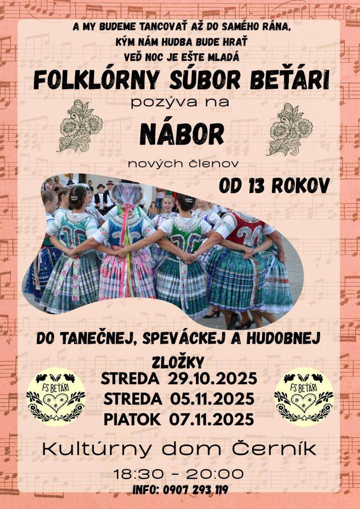 Nábor do FS Beťári