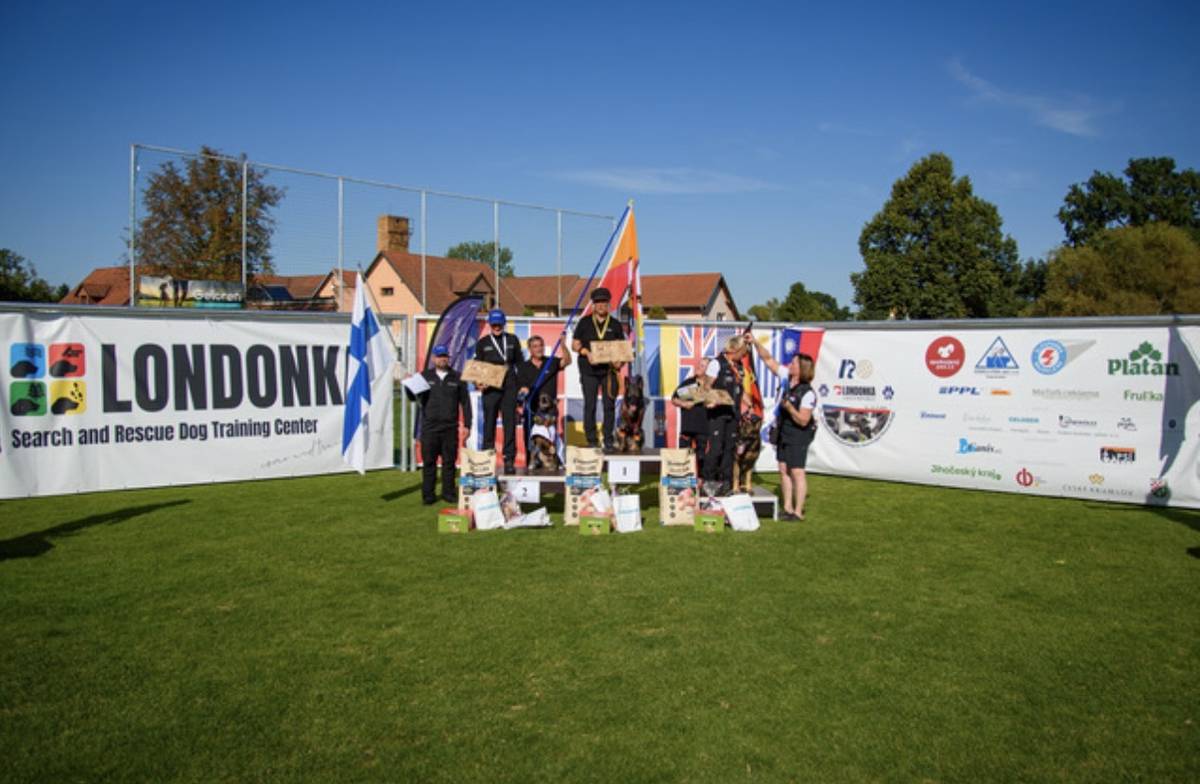 Poděkování od předsedy K9 Rescue CZ pana Ing. Daniela Sedláka.