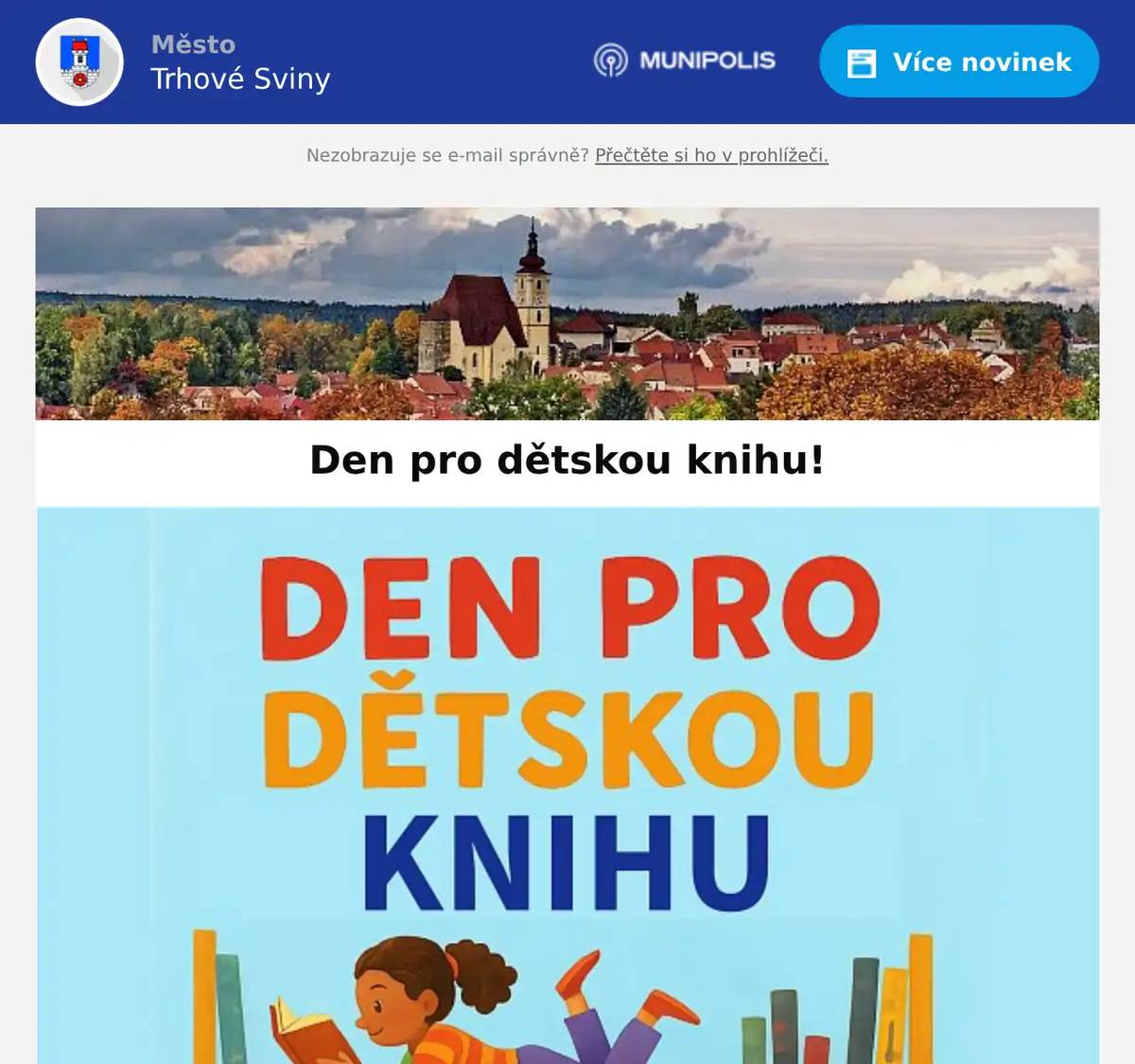 5.11. a 6.11. se uskuteční den pro dětskou knihu!