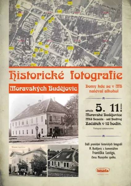 Milovníci historie a starých fotografií si přijdou na své! V MKS Beseda se uskuteční další promítání z cyklu Historické fotografie Moravských Budějovic, tentokrát s podtitulem „Domy, kde se v MB naléval alkohol“. Akce proběhne ve středu 5. listopadu v sále MKS Beseda – sál Budivoj od 18 hodin. Komentovanou projekci povede František Lustig, člen Muzejního spolku, který diváky provede po starých hospodách, pivnicích a hostincích města. Návštěvníci tak nahlédnou do dob, kdy se v Budějovicích psaly dějiny společenského života u půllitru piva či sklenky vína. .