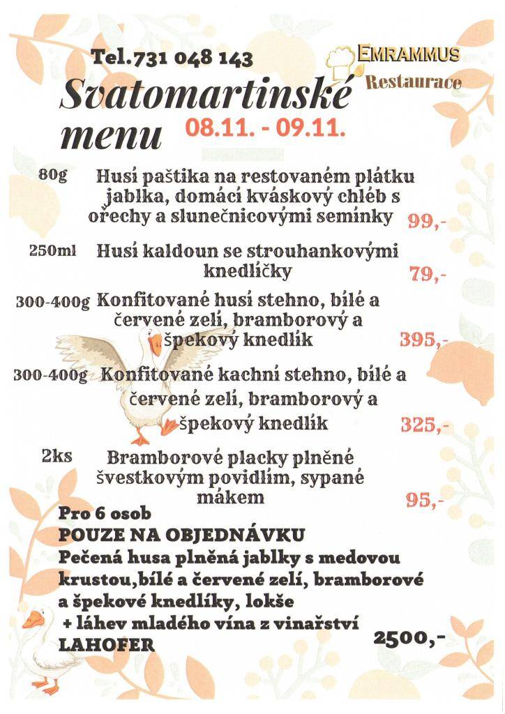 Svatomartinské menu