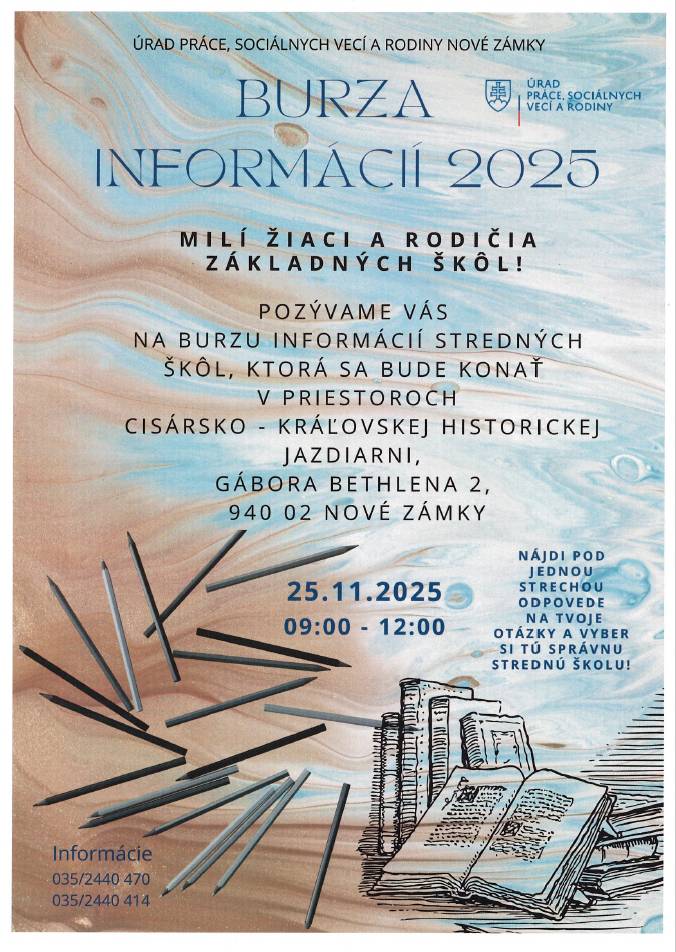 Nájdi pod jednou strechou odpovede na Tvoje otázky a vyber si tú správnu strednú školu!