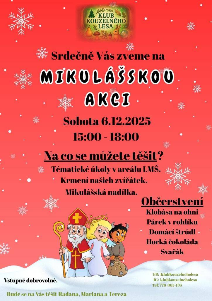 Mikulášská akce pro děti