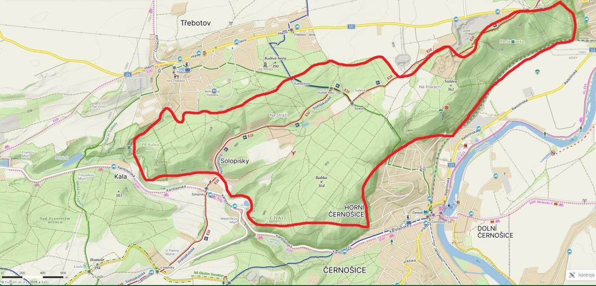 Ve čtvrtek 6.11.2025, v době od 8,00 do 17,00, bude ve vyznačené lokalitě probíhat lov černé zvěře