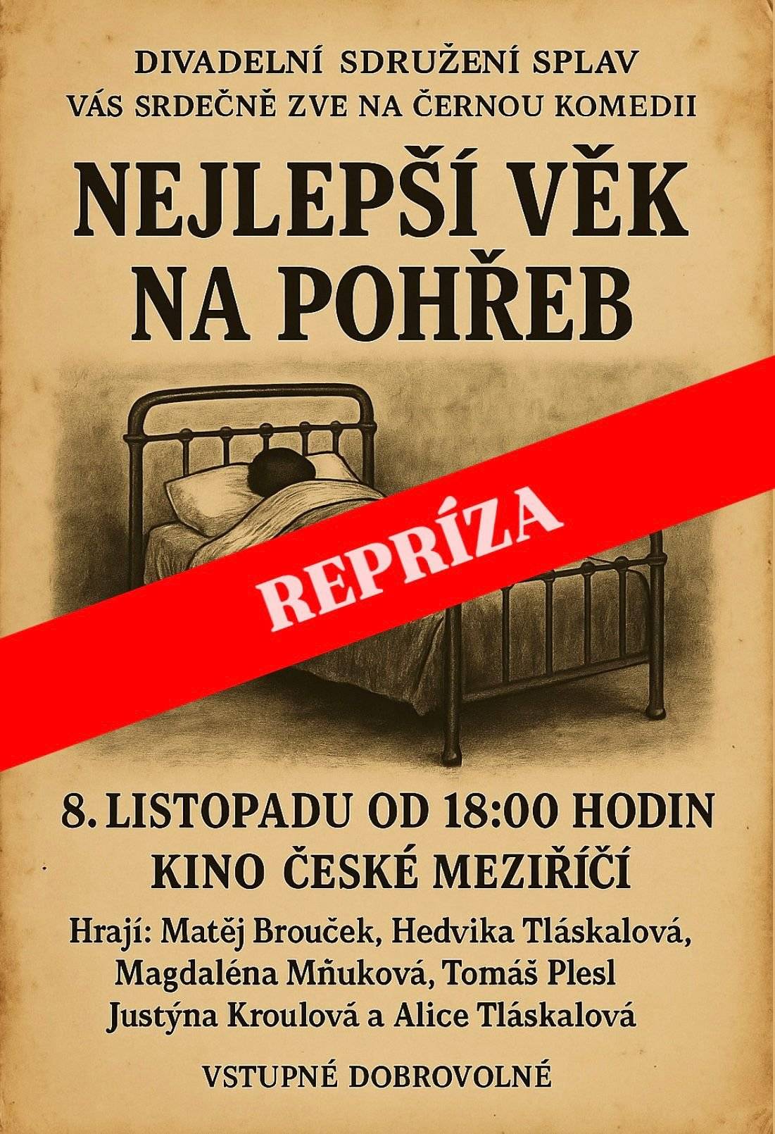 Sobota 8. listopadu 2025 od 18 hodi