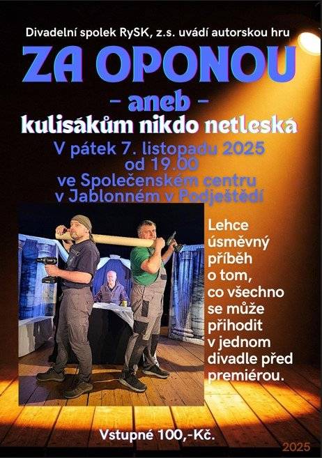 Vážení spoluobčané, posíláme krátký souhrn akcí připravených pro Vás na listopad 2025. Kompletní kulturní kalendář naleznete na webu města Kalendář akcí: Volný čas: Jablonné v Podještědí Těšíme se na viděnou!