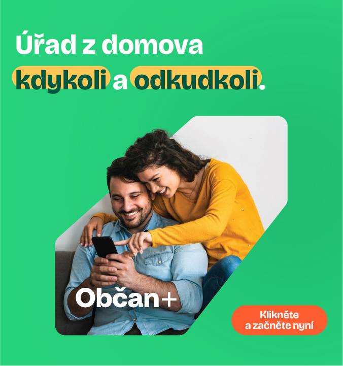 Portál Občan+ vám umožní zaplatit poplatky nebo podat žádosti pohodlně online. Bez papírů a bez omezení úředních hodin, odkudkoli.