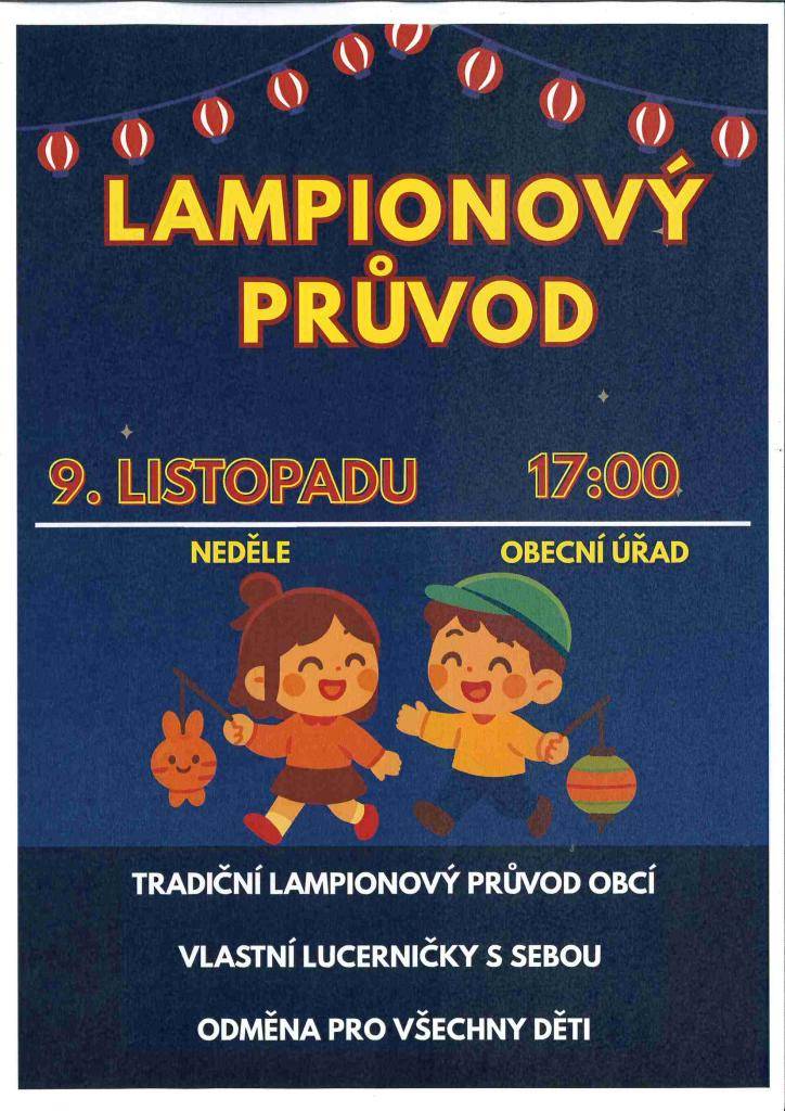 dne 9.11. v 17:00, u Obecního úřadu