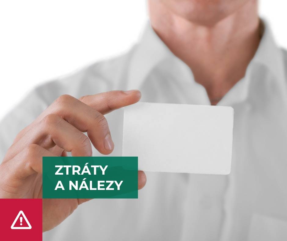 V infokavárně byla nalezena platební a odpadová karta, Billa karta a Kik karta. Majitelka Jana G. si vše může vyzvednout v infokavárně.