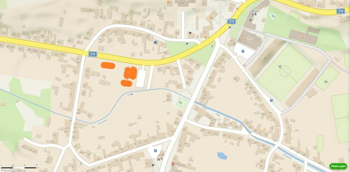 Z důvodu plánovaných prací bude přerušena dodávka elektrické energie ve středu 26.11.2025 od 8:00 do 15:00 hodin.   Vypnutá oblast: viz. příloha