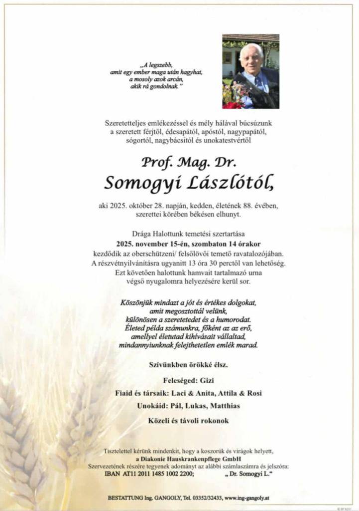 † smútočný oznam - † gyászjelentés