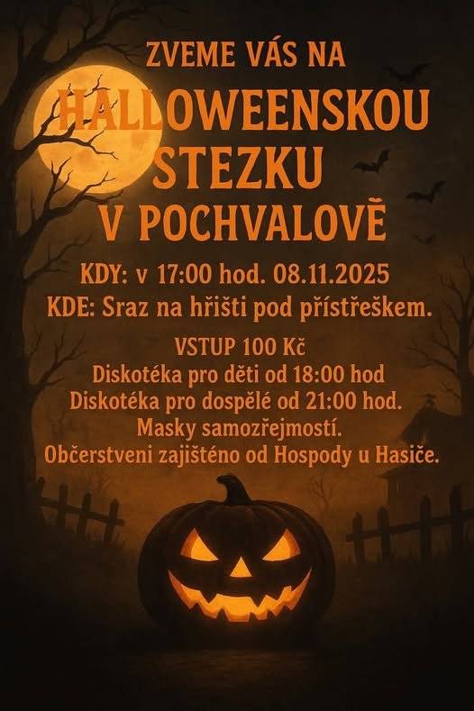 Jste zváni od 17.hodin na hřiště, vstupné 100,-Kč. Od 18 hod. diskotéka pro děti od 21 hod. pro dospělé. Podrobnosti na letáčku.