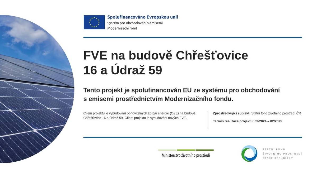 Vybudování nových FVE