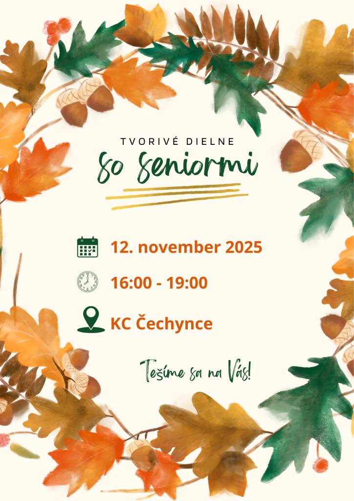 Príďte si vytvoriť veci.