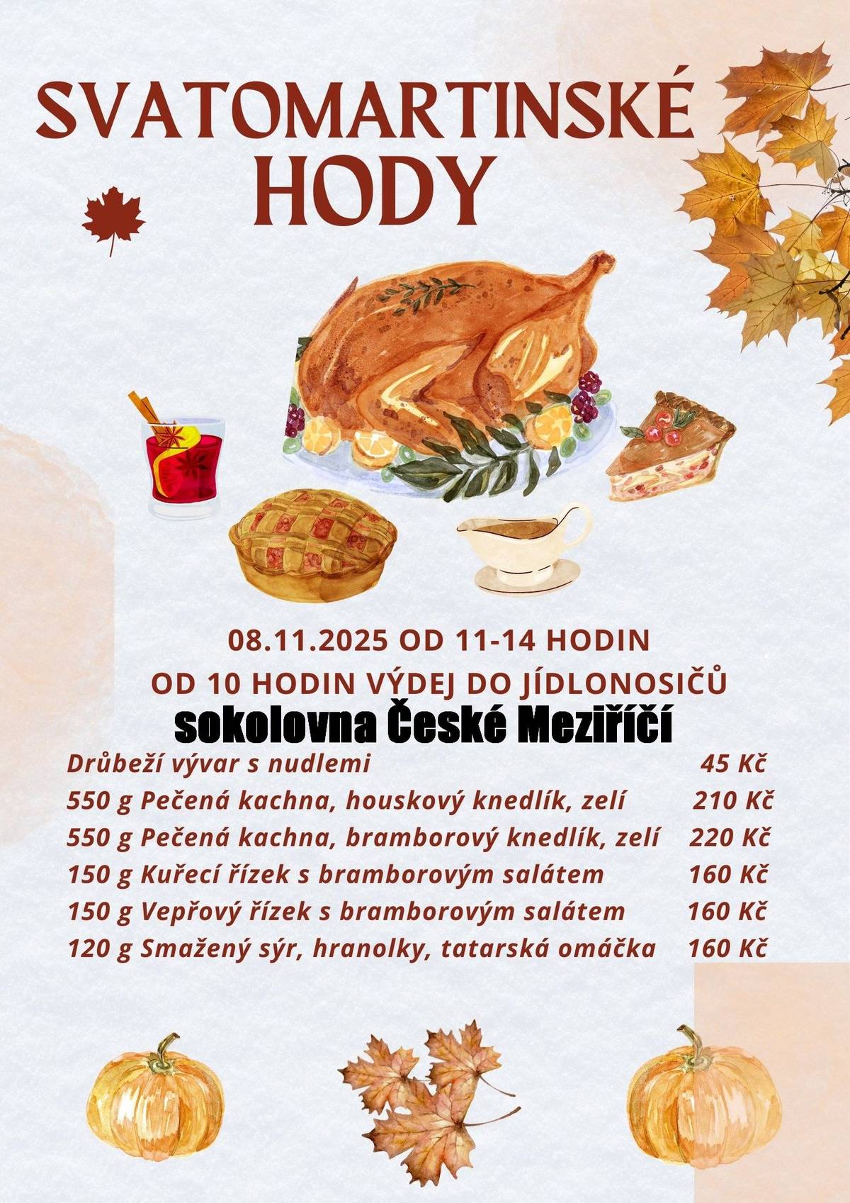 Svatomartinské hody v sokolovně