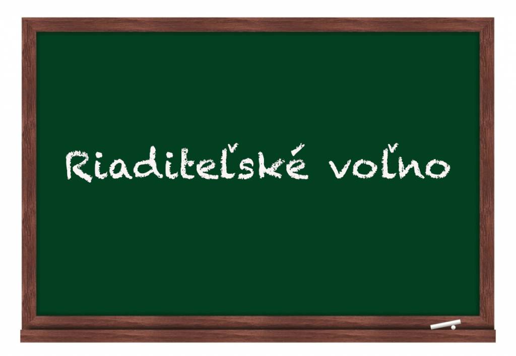 Oznámenie o udelení riaditeľského voľna dňa 17.11.2025