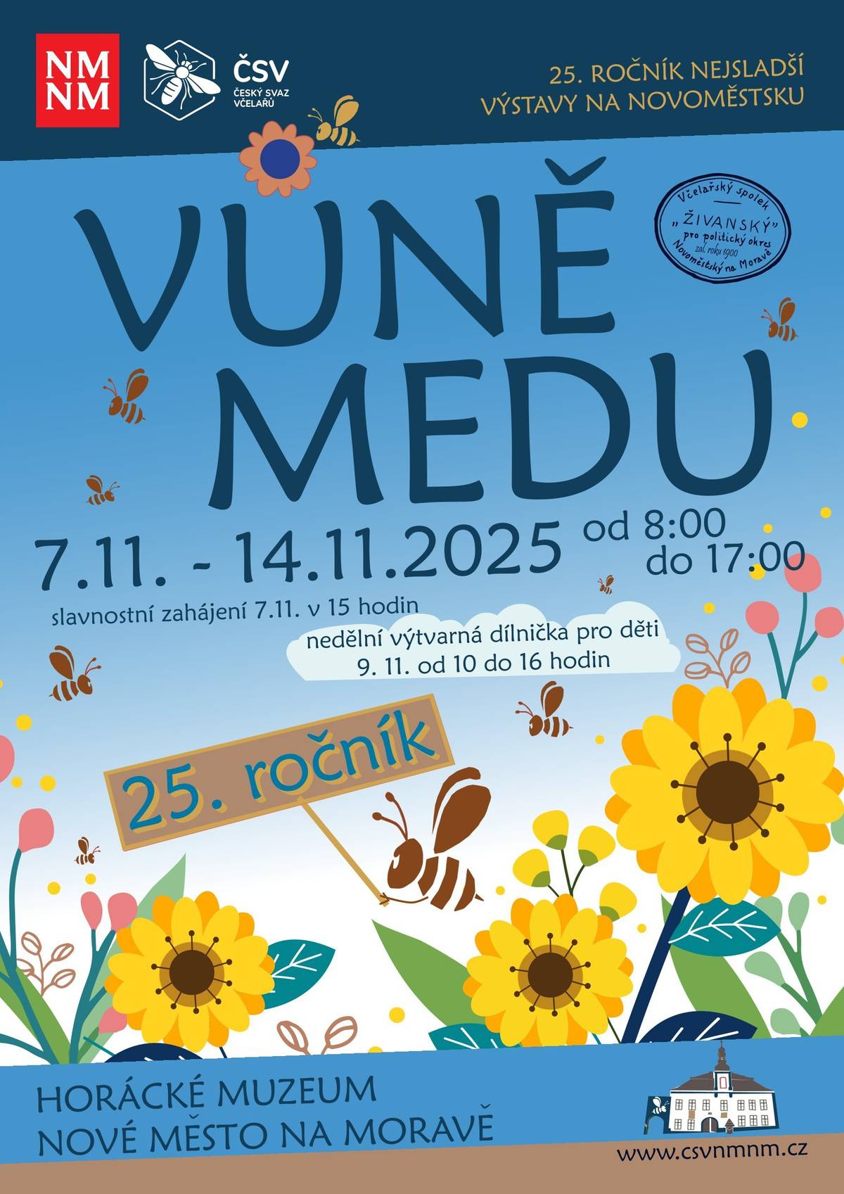 V pondělí 10.11. 2025 bude pošta v RS otevřena od 7:00 do 11:15.