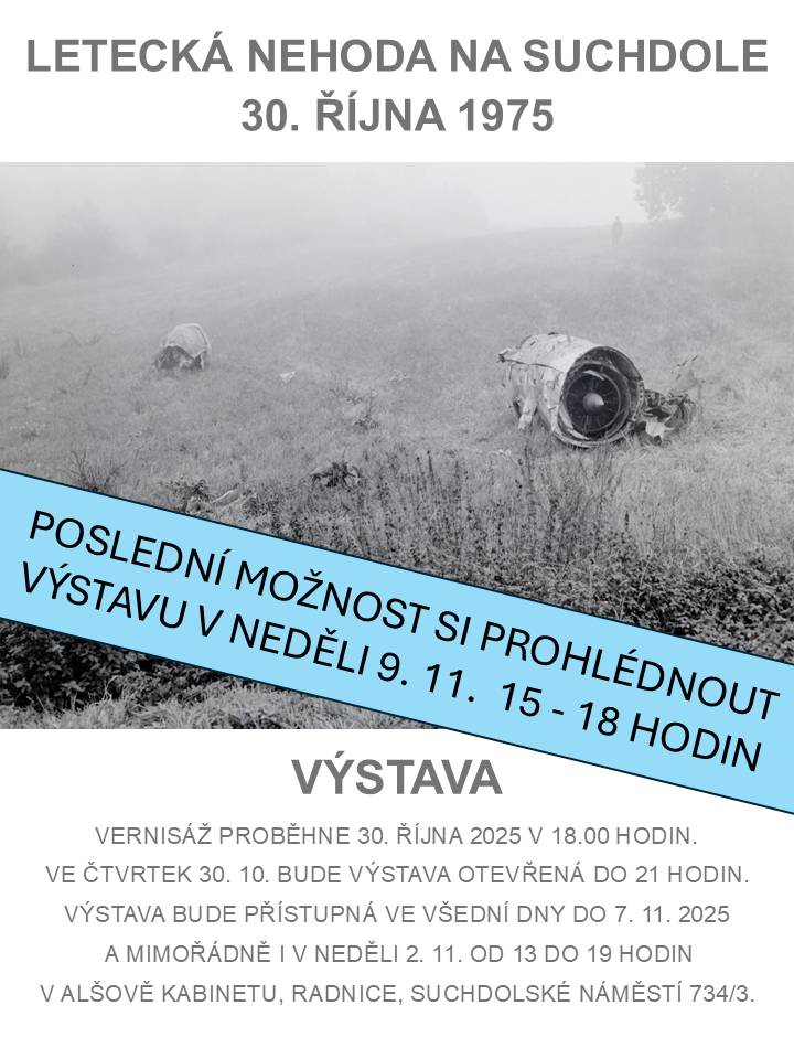 Úplně poslední dodatečná šance si prohlédnout výstavu v Alšově kabinetu na suchdolské radnici budete mít v neděli 9. listopadu mezi 15. a 18. hodinou.