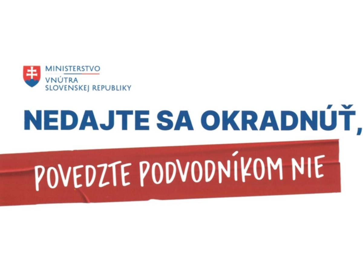 Pozývame všetkých seniorov do Komunitného centra vo štvrtok 13. novembra 2025 o 13.00 hod., kde sa uskutoční prednáška s npor. Mgr. Máriou Holotňakovou na tému: Trestná činnosť na senioroch. Nedajte sa okradnúť, povedzte podvodníkom nie.