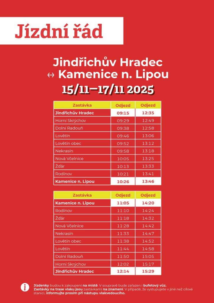 Přijďte s námi oslavit Den boje za svobodu a demokracii nezapomenutelnou jízdou po úzkokolejce!