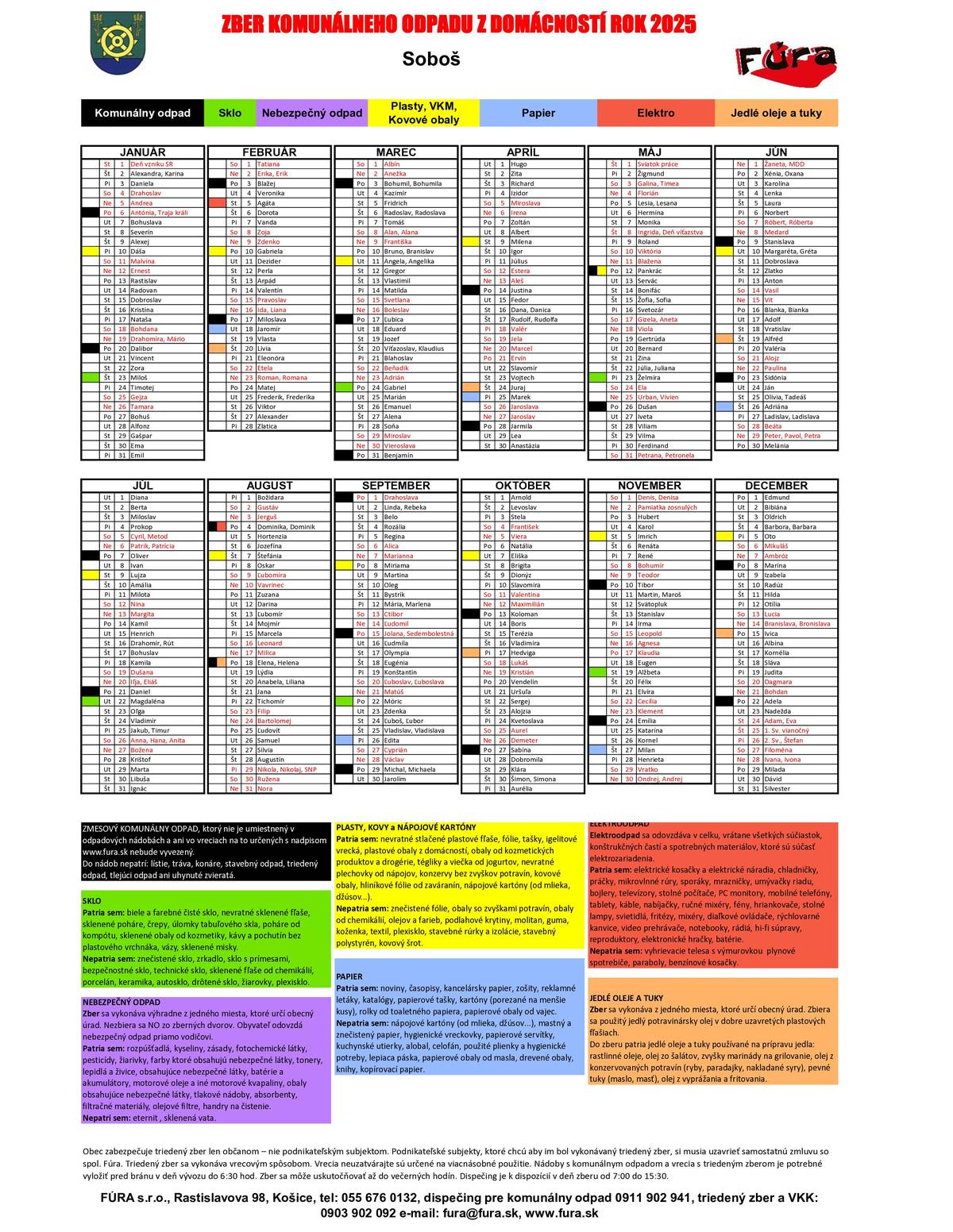 Zber komunálneho odpadu sa blíži! Nezabudni, už zajtra!