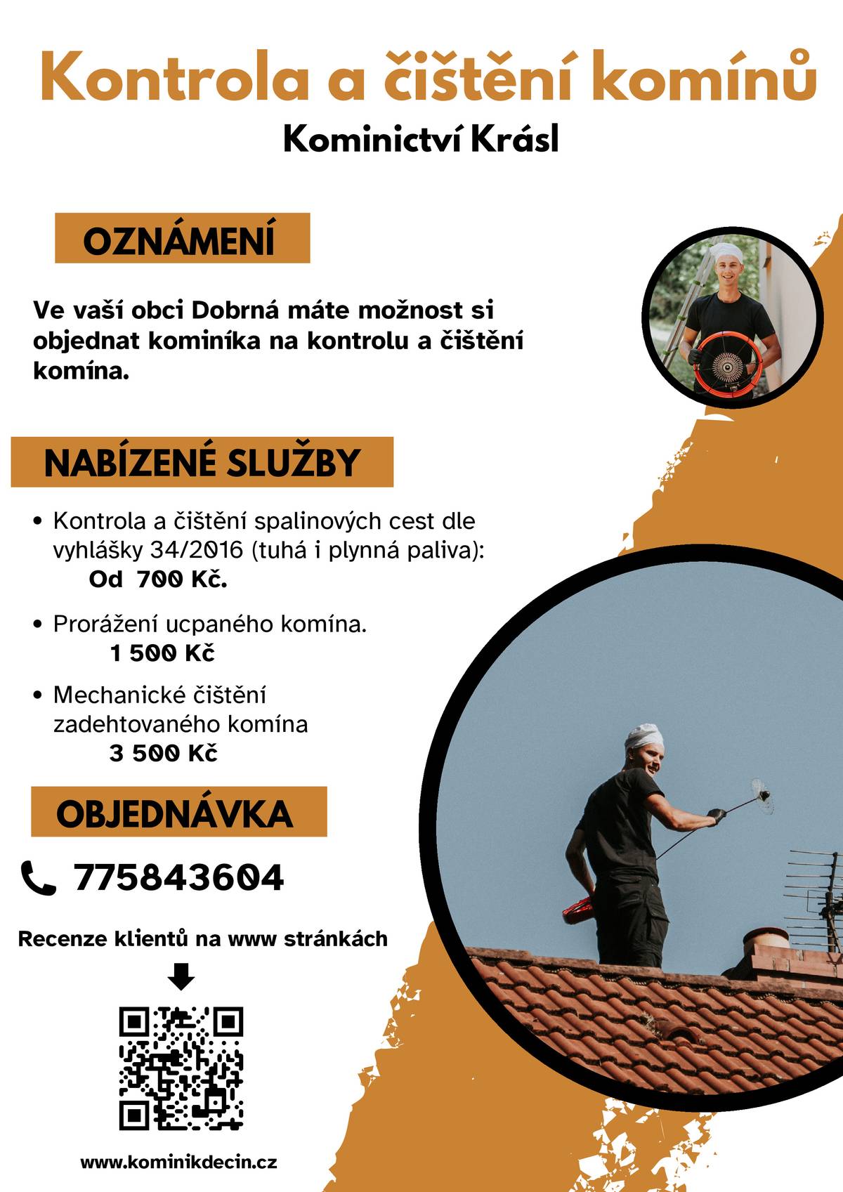 Nabídka kominických služeb