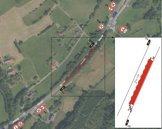 📢 Informujeme občany, že od úterý 11. do pondělí 17. listopadu dojde na silnici I/58 k částečnému omezení provozu v délce 273 metrů v části Pindula z důvodu kácení dřevin. 🚦Provoz bude sveden do jednoho jízdního pruhu a řízen bude semafory 🚦  👉 Od pondělí 10. listopadu budou v úseku probíhat přípravné práce.