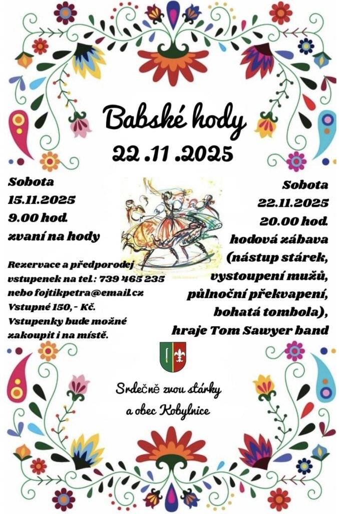 22.11.2025 od 20:00 h Hraje Tom Sawyer band vstupné 150 Kč